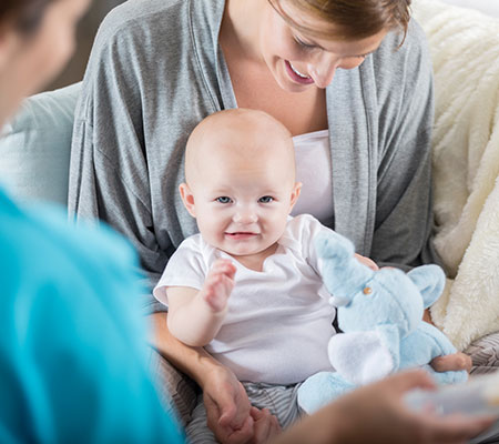 Image of mother with her baby